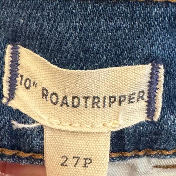 Madewell 10" Roadtripper High Rise Skinny Blue Denim Jeans 27P - Picture 3 of 12